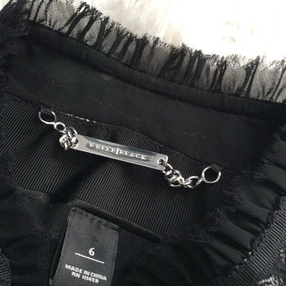 WHBM Herringbone Lace & Sequin Blazer - Picture 6 of 6